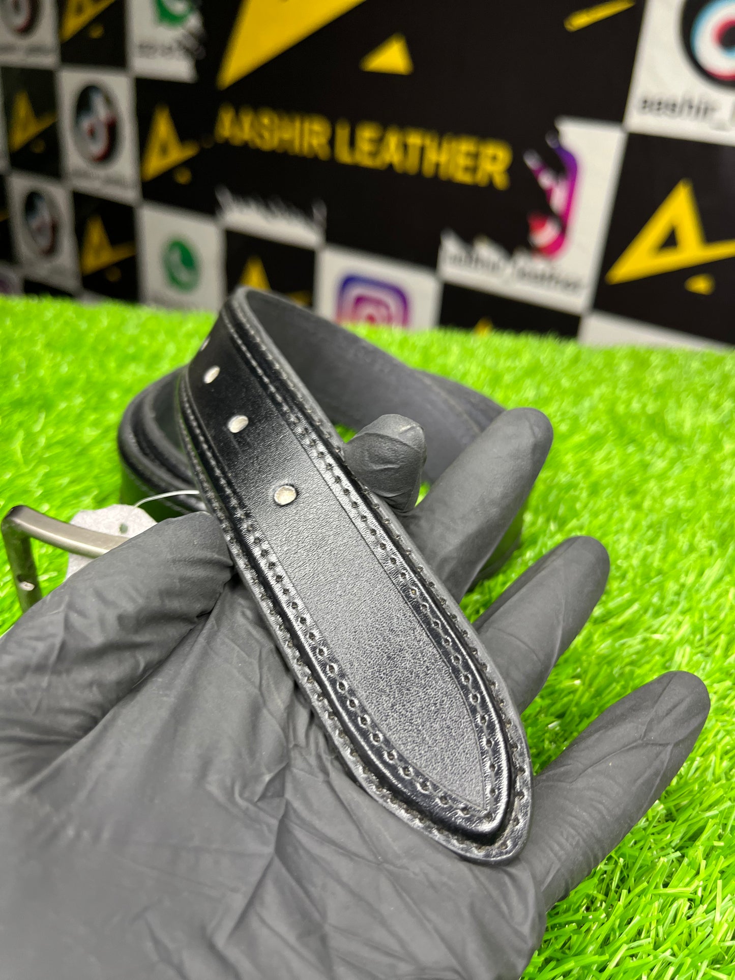 Black PU Leather Belt – Stylish & Durable